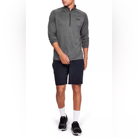 Under Armour Men's UA Tech Half-Zip Pullover Sweatshirt Gray Big & Tall - Picture 2 of 9